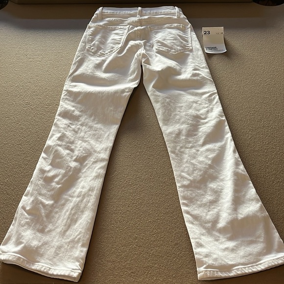 JOES JEANS VINTAGE STRETCH Flare/Bootcut Jeans White - Size 23 - Picture 12 of 14